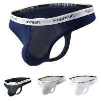 Thongs T-Back Underpants Pouch Big Penis Briefs Fashionable Thong Pocket Concave-Convex Comfortable Men Panties Bulge Scrotum