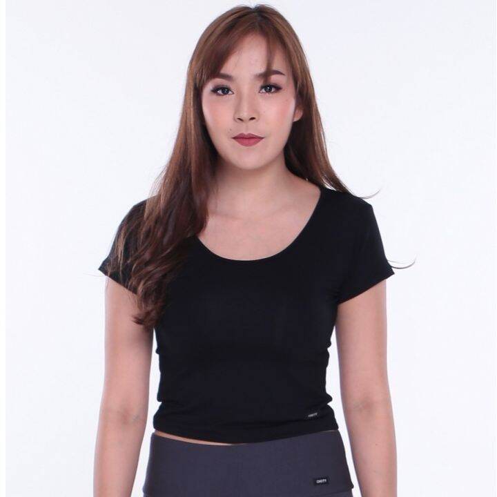 เสื้อยืดคอเว้า-เสื้อยืดพร้อมส่ง-chotyshop-l-a