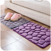 【cw】RFWCAK Coral Fleece Bathroom Memory Foam Rug Kit Toilet Pattern Bath Non-slip Mats Floor Car Set Mattress for Bathroom Decor