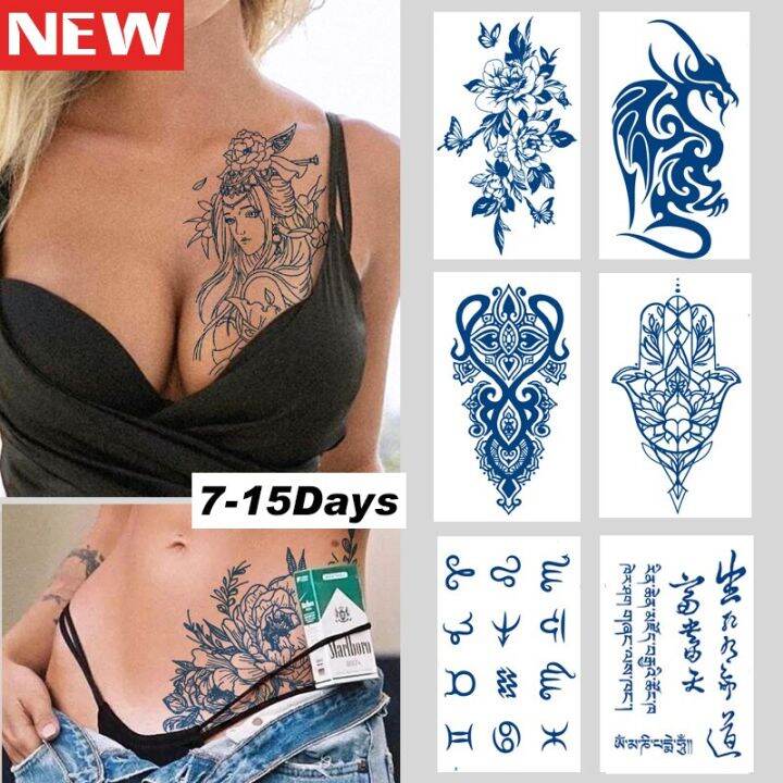 HBESTY Durable Temporary Tattoo Stickers Waterproof Dharry Water Fake