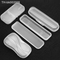 ┅♗ Plastic Knife Fork and Spoon Tableware Box Storage Box Transparent Flip Spoon and Fork Storage Portable коробка для ланча