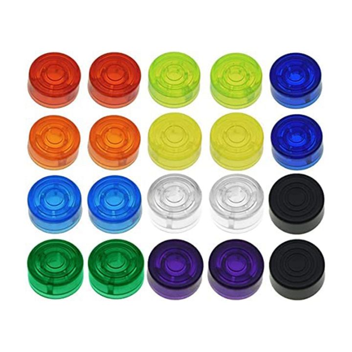 20pcs-effect-pedal-protection-caps-effect-pedal-footswitch-cap-foot-nail-cap-protection-cap-for-guitar-colorful-guitar-effect-pedal-footswitch-topper