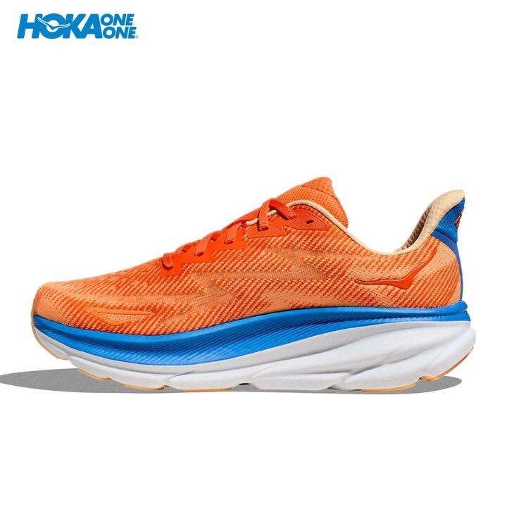 รองเท้าวิ่ง-hoka-men-s-clifton-9-wide-vibrant-orange-impala-1132210-voim