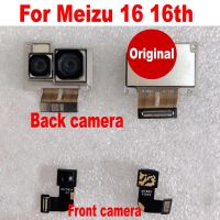 ด้านหลังเดิมโมดูลกล้องหลังใหญ่สําหรับ Meizu 16 16th M882Q M882H ด้านหน้ากล้องหันหน้าไปทางขนาดเล็กโทรศัพท์ชิ้นส่วนสายเคเบิลยืดหยุ่น