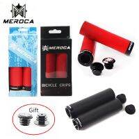 MEROCA Silicone Handlebar Grips MTB 1 Pair Bicycle Lockable 22.2mm Grip Mountain Bike Grips Black Red High Quality Superlight Handlebars