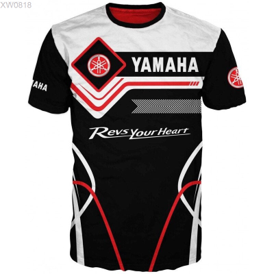 3d (สต็อกเพียงพอ) New T-shirt Racing YAMAHAคุณภาพสูง size:S-5XL