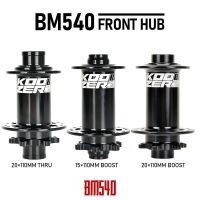 KOOZER BM540 front bicycle hub FR/AM/DH Mountain Bike Hub BOOST or Thru 110x20MM 32 hole 110x15MM 2 sealed bearings