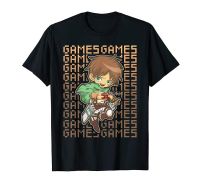 Gamer Eren Anime T-Shirt Men Cotton Tshirt Tees Tops Harajuku Streetwear Oversize