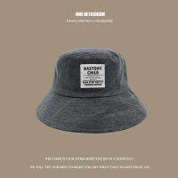 Japanese Street Fashion Brand Washed Cotton Fisherman Hat Female Summer Wild Letter Sticker Cloth Label Basin Hat Sun