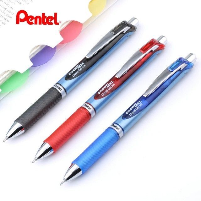 pentel-energel-ปากกาเจล-เพนเทล-0-7mm-bl-77