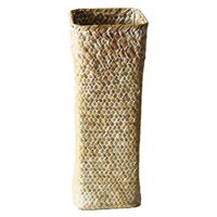 R Rattan Flower Vase Bamboo Baskets Decoration Vases Flower  Basket Flower Vase Tall Vases For Home Decor White