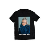 NEW คอลูกเรือเสื้อยืดคอกลมเสื้อยืด Billie EILISH 2ผ้าฝ้ายแท้