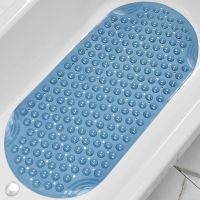 Bathtub Mat Non Shower Floor Mats for Bathroom Bath Tub Washable Suction Cup 16x35inch