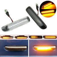 LED แบบไดนามิกเลี้ยวโคมไฟลำดับเครื่องหมายด้านข้างไฟแสดงสถานะสำหรับ BMW E46 3 Series รถลิมูซีนรถเก๋งขนาดกะทัดรัดแปลงสภาพ T Ouring