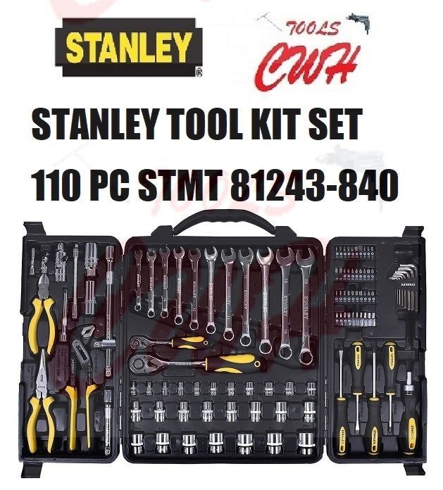 STANLEY STMT81243-840 110Pcs Multi Tools Set Tool Kit Set