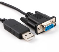 USB เพื่อ RS232 COM พอร์ตอนุกรม DB9ขาหญิงเคเบิ้ลอะแดปเตอร์ FTDI สำหรับ Windows 7 8.1 XP Vista Mac OS USB RS232 COM