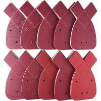 100 Pieces Mouse Detail Sanding Sheets Sandpaper with Extra 2 Tips, Hook and Loop Assorted