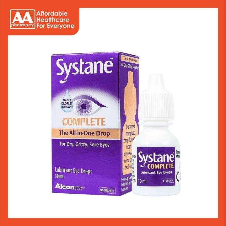 Systane Complete Lubricant Eye Drops 10ml Lazada