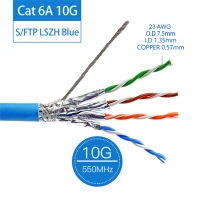 Cat6A Ethernet 10M 20M 30M Cat6 สาย Lan UTP Cat 6A เครือข่าย Patch สำหรับ PS PC อินเทอร์เน็ต Modem Router กล่องทีวี 10 Gigabit-nxfnxfnxghnxgb