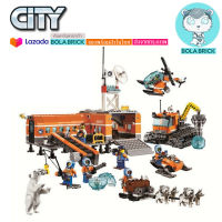 Bola Brick ชุดตัวต่อสำรวจขั้วโลก City Arctic BELA 10442 ชุด Base Camp