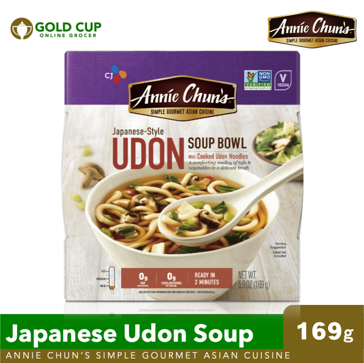 Annie Chun's JapaneseStyle Udon Soup Bowl 169g (Instant Noodles Non