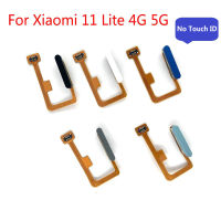 ปุ่มเปิด/ปิดไอโฟนบ้าน Flex สำหรับ Xiaomi Mi ปุ่มกลับบ้านขนาด11 Lite พร้อมด้วยสายเคเบิลงอได้ไม่มีลายนิ้วมือสัมผัส