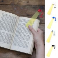 3D Creative Book Mark School Stationery Paper Book Page Clip Gift Table Lamp Bookmark Table Lamp Shape Novelty