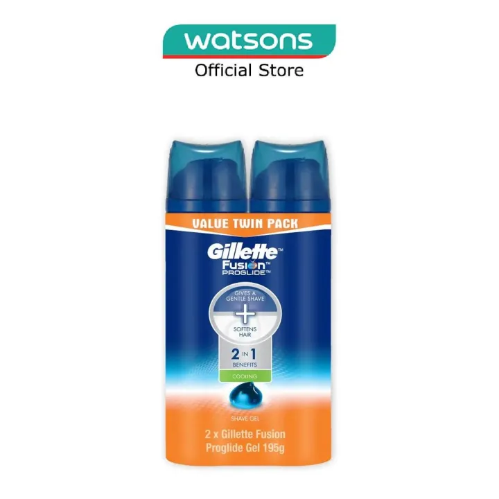 GILLETTE The Fusion Cooling Formula Gives A Gentle Shave And Soften Hair. |  Lazada Singapore