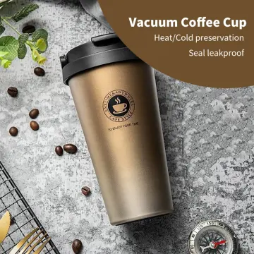 Hot Sale 500ml 750ml 304stainless Steel Straw Cup Large Capacity Vacuum  Solid Color Coffee Mug Tumbler Cup - Buy Coffee Mug Cup,Tumbler Cup With