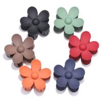 23 New 6 Pcs Big Hair Claw Clips Matte Flower Hair Clips Non Slip Cute Hair Catch Barrettes Jaw Clamps 6 Colors For Medium Thick Hair W