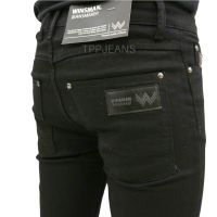 TPPJEANS (28-42) Skinny Black กางเกงยีนส์สกินนี่ผู้ชายสีดำล้วน