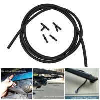 Auto Spray Pipe Black Rubber Windscreen with Connectors Water Pipe Jet Tube Pipe Hose Wiper Washer