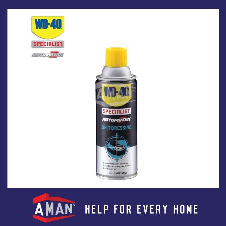 WD40 Specialist Automotive Belt Dressing Spray 360ML Lazada