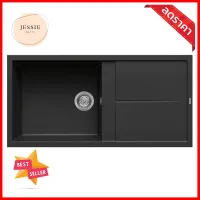 ซิงค์ฝัง 1หลุม 1ที่พัก METRIX NES11BL แกรนิต สีดำGRANITE SINK 1B1D METRIX NES11BL BLACK **หมดแล้วหมดเลย**