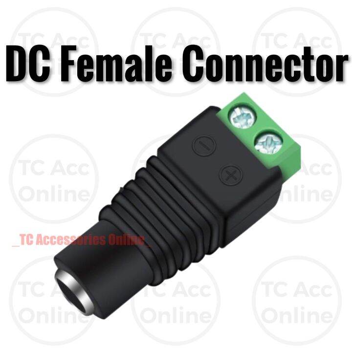 DC Power Female Connector Adapter Plug Cable Lazada