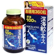 Viên uống sụn vi Cá Mập Squalene Orihiro 360 viên của Nhật Bản