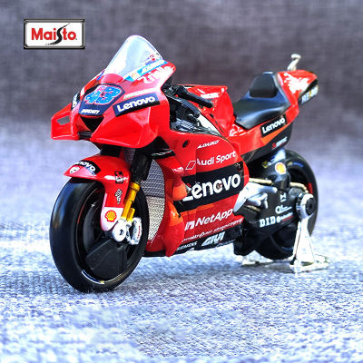Maisto 1:18 Ducati Desmosedici GP 2021รถจักรยานยนต์รุ่นของเล่นรถคอลเลกชัน Autobike Shork-Absorber Off Road Autocycle ของเล่น