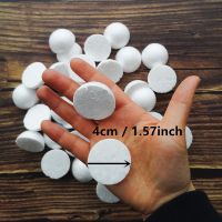 4ซม. 200Pcs ครึ่งรอบ Polystyrene Styrofoam Foam Balls สำหรับคริสต์มาส DIY ตกแต่ง Handmade อุปกรณ์เสริม40มม.1.57นิ้ว