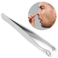 Nose Hair Trimming Tweezers Stainless Steel Eyebrow Nose Hair Cut Nose Hair Removal Trimming Nose Hair Removal Scissors Trimmer