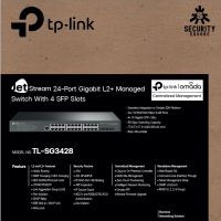 TP-LINK TL-SG3428 JetStream 24-Port Gigabit L2 Managed Switch with 4 SFP Slots