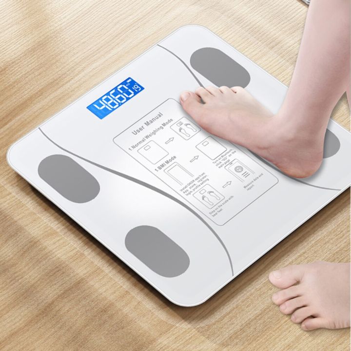 Bluetooth Smart Body Scale Bathroom Scales BMI Body Weight Scale LED