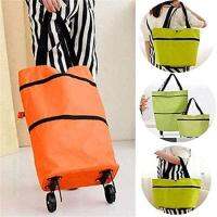 Folding Shopping Pull Cart Trolley Bag With Wheels Reusable Shopping Bags Big Capacity Bags Food Organizer Vegetables Bag