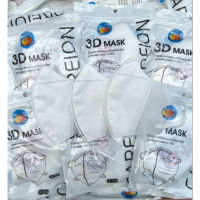 3D MASK หน้ากากป้องกันฝุ่นและควัน ราคาถูก ใส่สบายใส่ง่ายหายใจสะดวกราคาถูก 10ชิ้น เหมาๆ