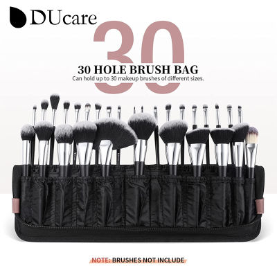 【CW】DUcare Foldable Women Cosmetic Bag Waterproof Makeup Brush Bag Artist Case Organizer Storage Zipper Handbag For Travel Home Gift