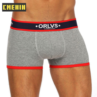 (1 Pieces) High Quality Nylon Sexy Men Underwear Boxer Trunks Low waist Mens Boxershorts Underpants Boxers Striped Panties OR138