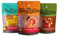 Twang-A-Rita Cocktail Rimming Salt Blend, Savory Variety, 4 Ounce Pouch (Set of 3) 1 Each: Chile Lime, Grapefruit, Mango