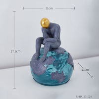 Home Decoration Modern Abstract Figures Decoration Resin Sculpture Home Decoration Accessories Action Figures Decor for Room