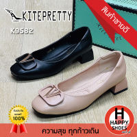 ?ส่งเร็ว?ส่งด่วน?สินค้ามาใหม่✨รองเท้าส้นสูงหญิง KITEPRETTY รุ่น K9582 ส้น 1.5 นิ้ว The charm is you สวย สวมใส่สบาย ทรงสวย