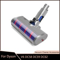 หัวแปรงชั้นไฟฟ้าสำหรับ Dyson V6 DC58 DC59 DC62เครื่องดูดฝุ่นไร้สายเครื่องกวาดพื้นนุ่มแปรงลูกกลิ้งอะไหล่หัวแปรงเครื่องดูดฝุ่นอุปกรณ์เสริม