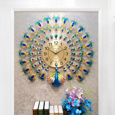 Lioele Les Pea Wall Clock Living Room European Clock Modern Minimalist and Magnificent Pocket Watch Noiseless Clock Wall Clock Creative Watch